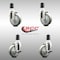 Service Caster 4 Inch 316SS Gray Poly Swivel 1-5/8 Inch Expanding Stem Caster Brake SCC, 2PK SCC-SS316EX20S414-PPUB-2-TLB-2-158 - alternate 6